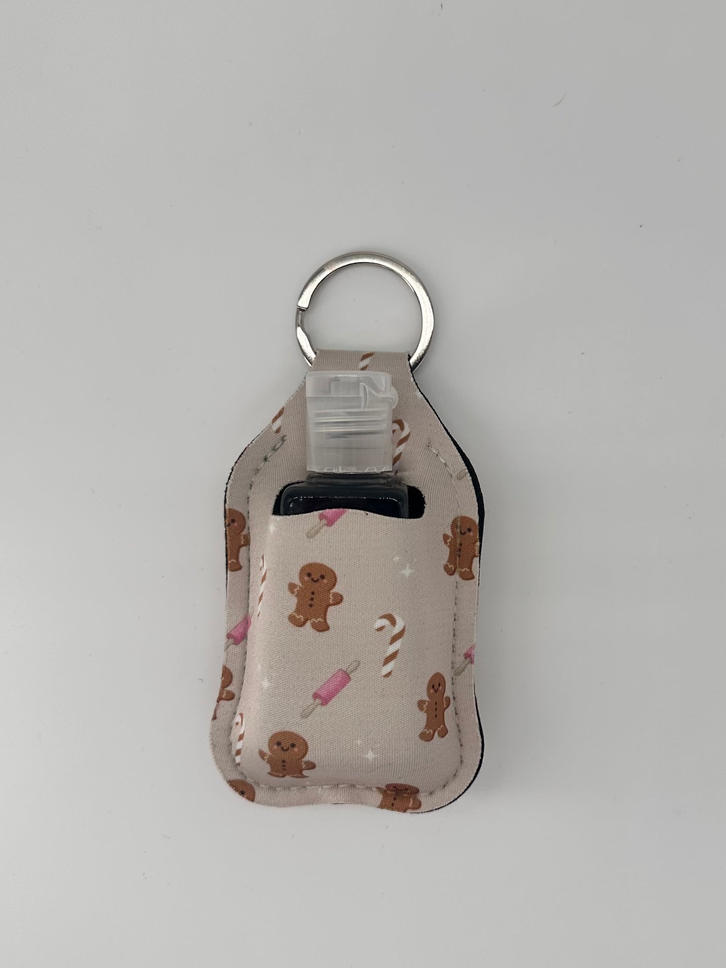 Hand Sanitizer Holder Keychain - Sanitizer Included