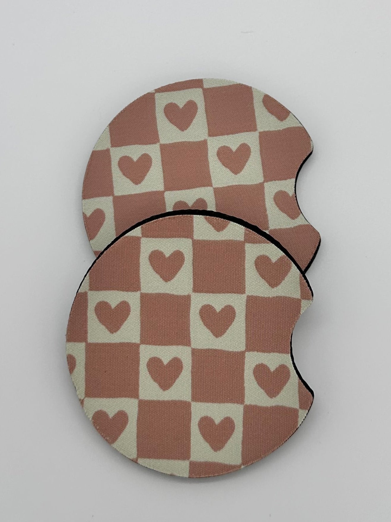 Wholesale 8 pack- Car Coaster 2pc Set- Unpackaged - Foam Polyester -Made with sublimation - Many Designs