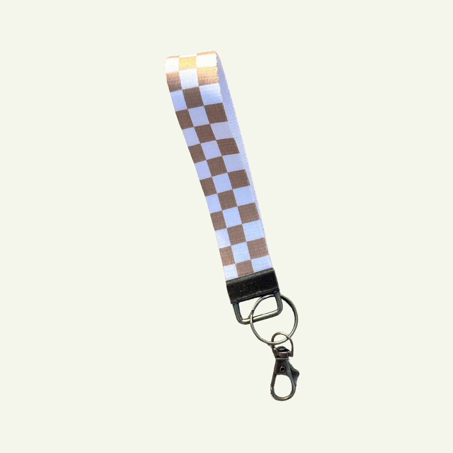 Wrist Keychain Lanyard, Car Fob Holder. Wristlet Keychain, Checkered, Bows, Floral Designs. Canvas Thick Material Durable