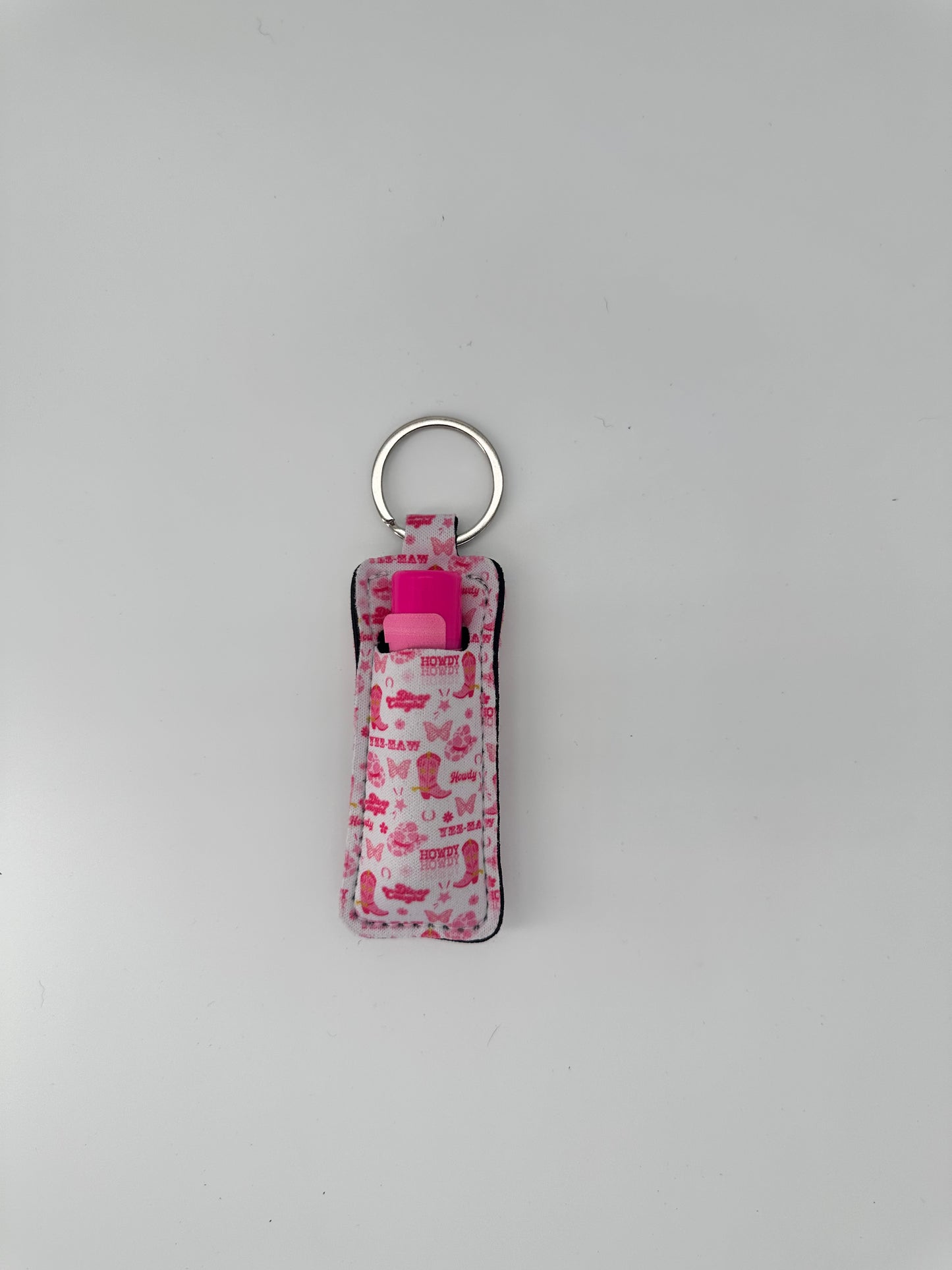 Chapstick Holder Keychain! With or without chapstick