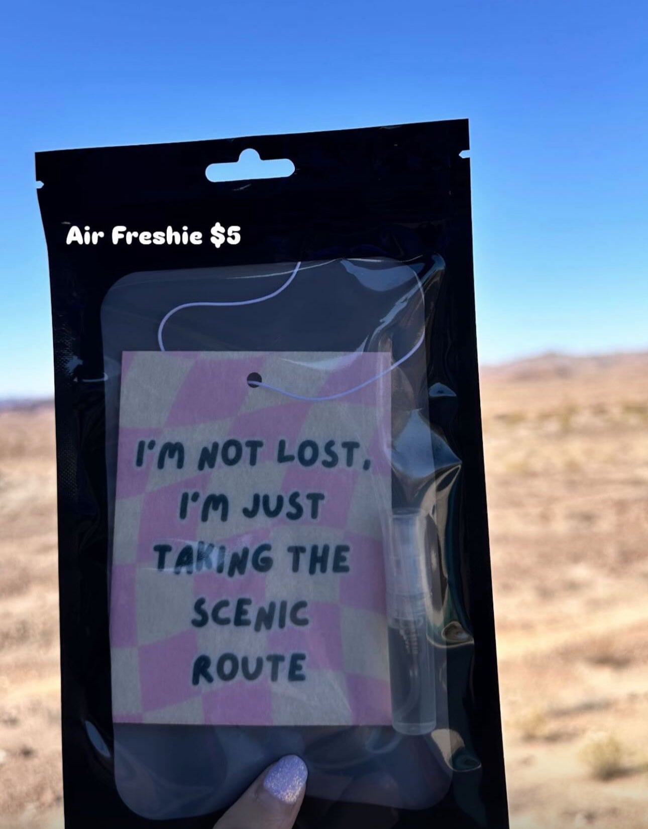 Car Air Freshies - Scented with refill bottle -Customs available