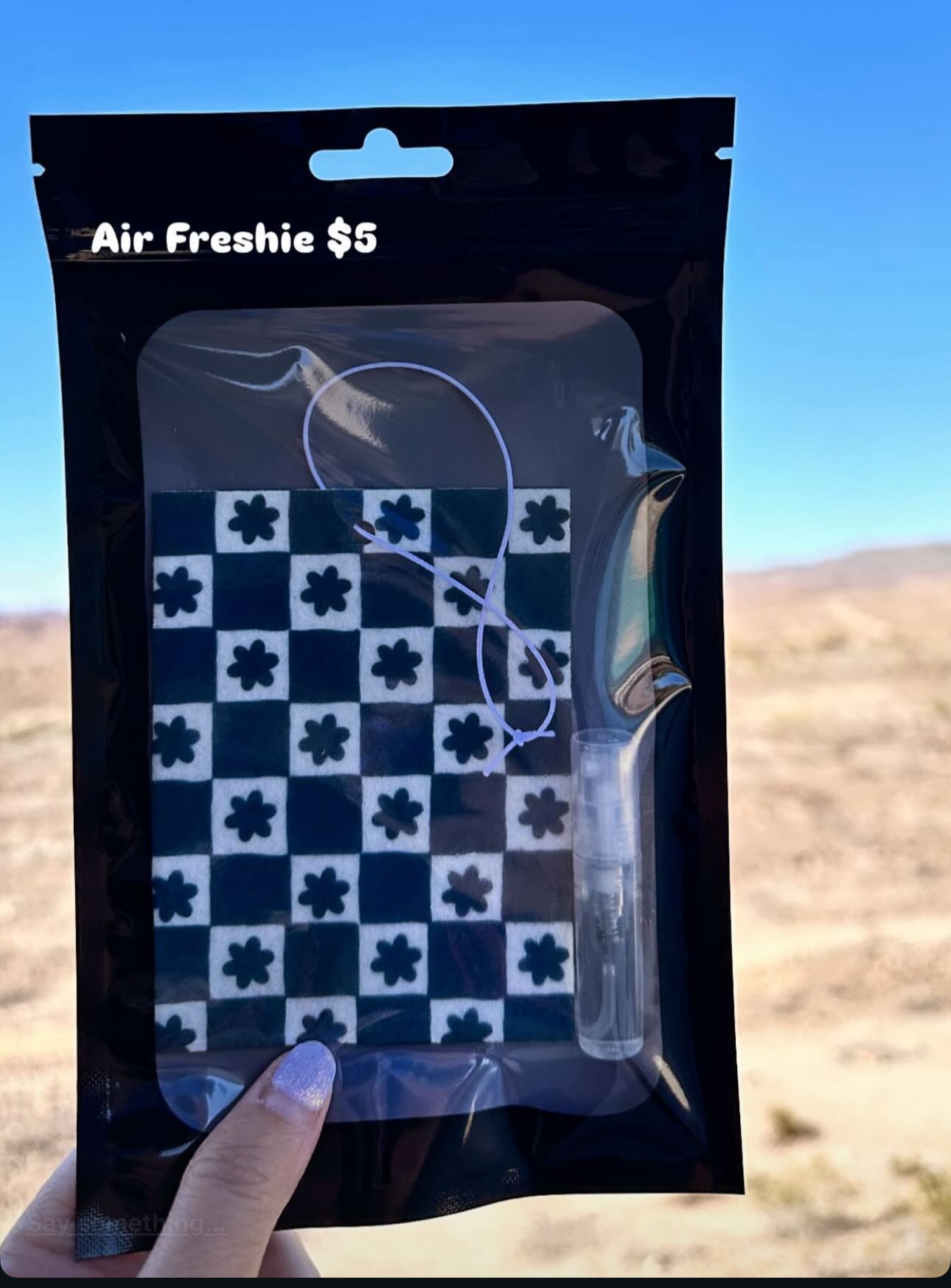 Car Air Freshies - Scented with refill bottle -Customs available