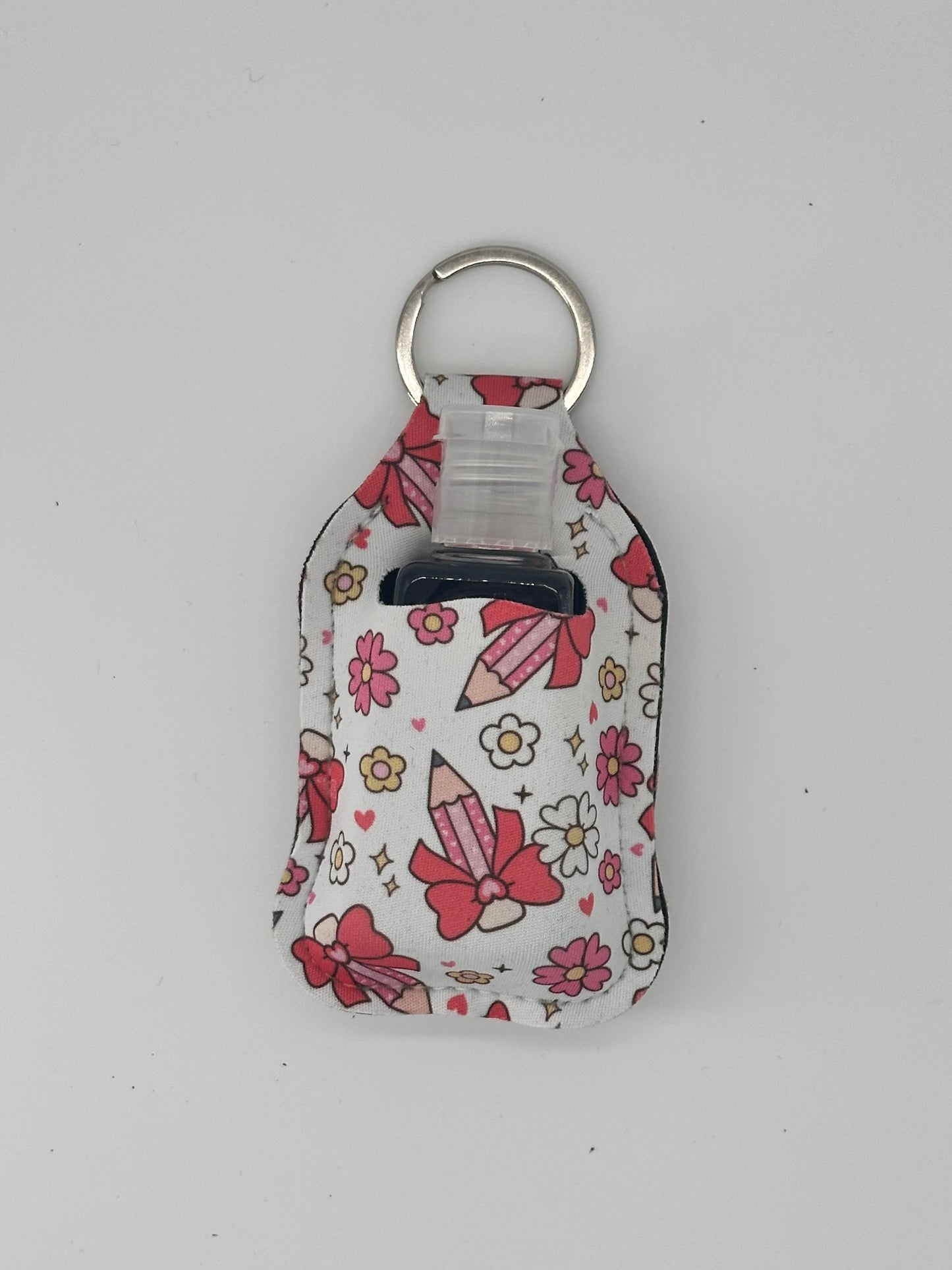 Hand Sanitizer Holder Keychain - Sanitizer Included