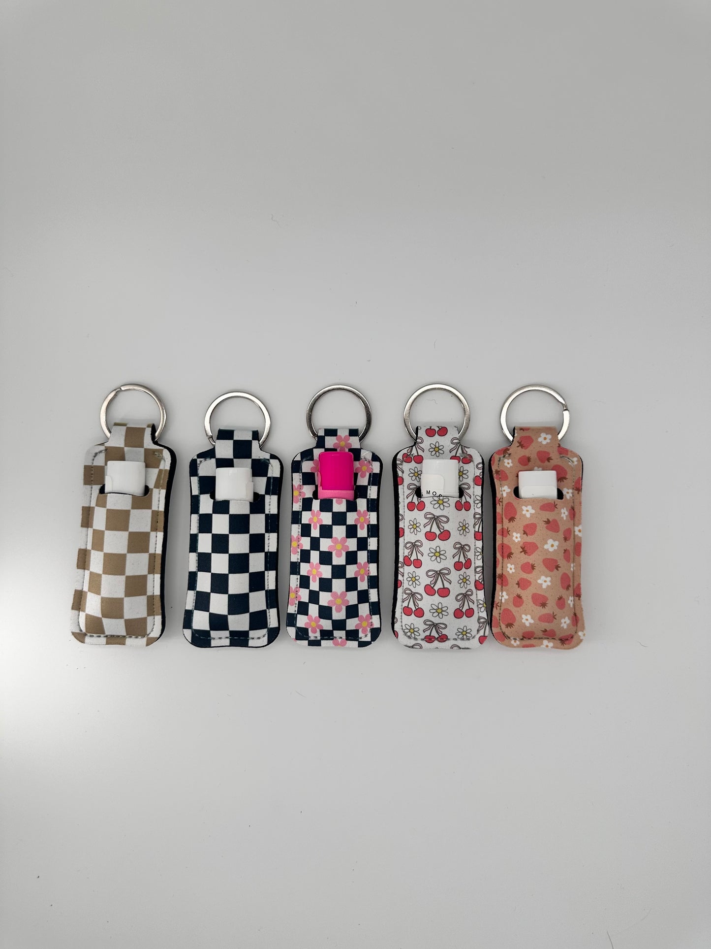 Chapstick Holder Keychain! With or without chapstick
