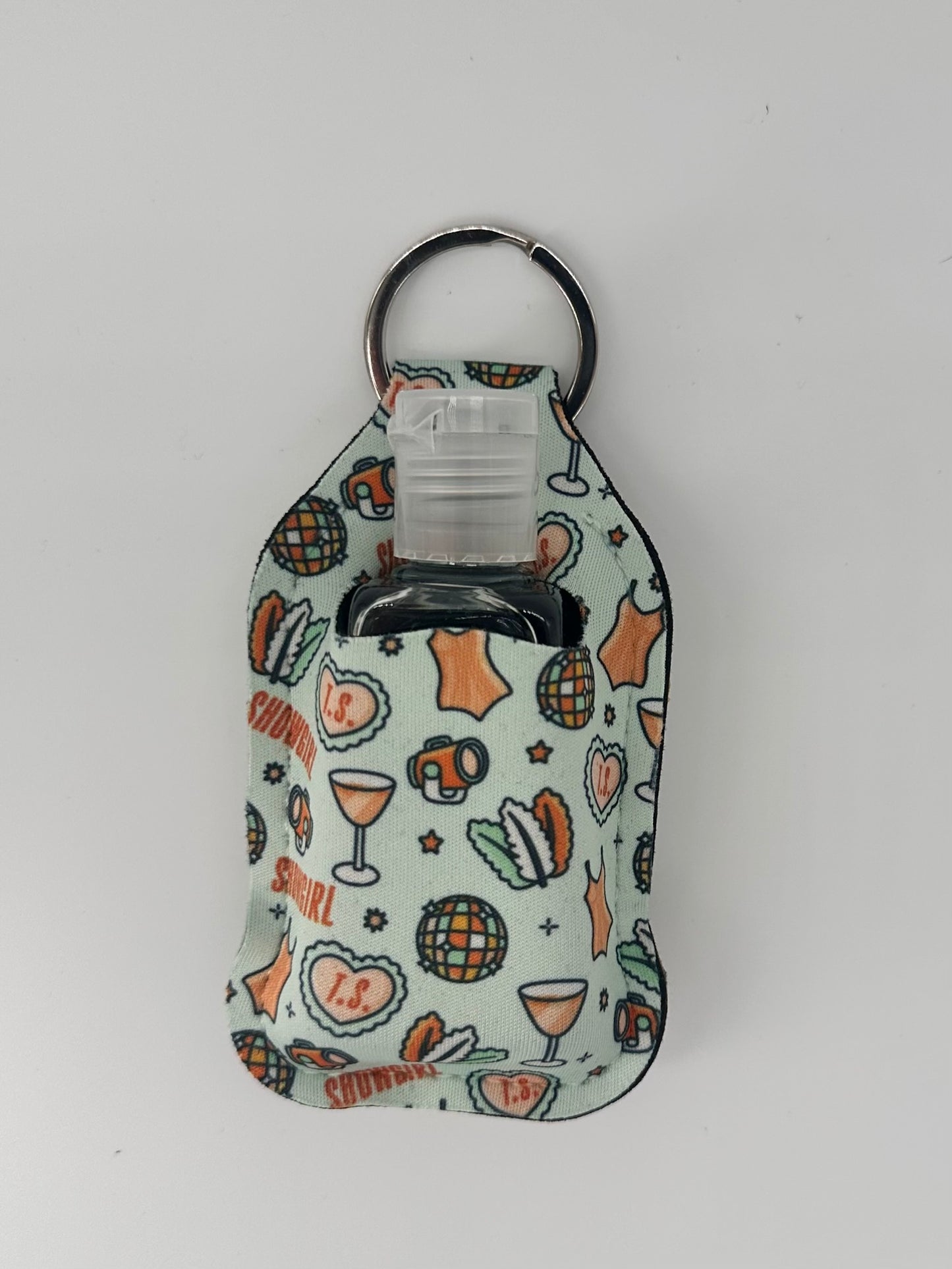 Hand Sanitizer Holder Keychain - Sanitizer Included