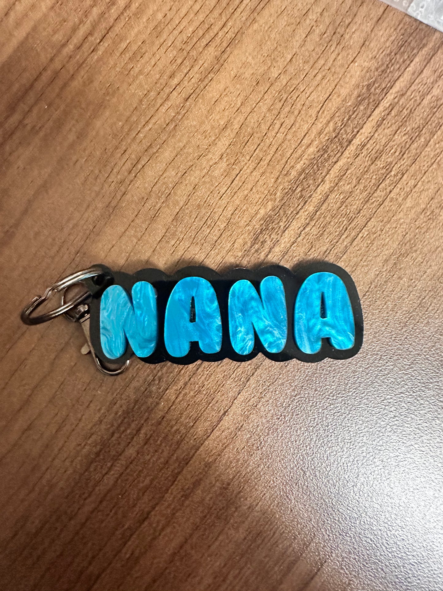 ACRYLIC GIGI, GRANDMA, MEEMAW, NANA KEYCHAIN - GRANDMA GIGI NANA MEEMAW