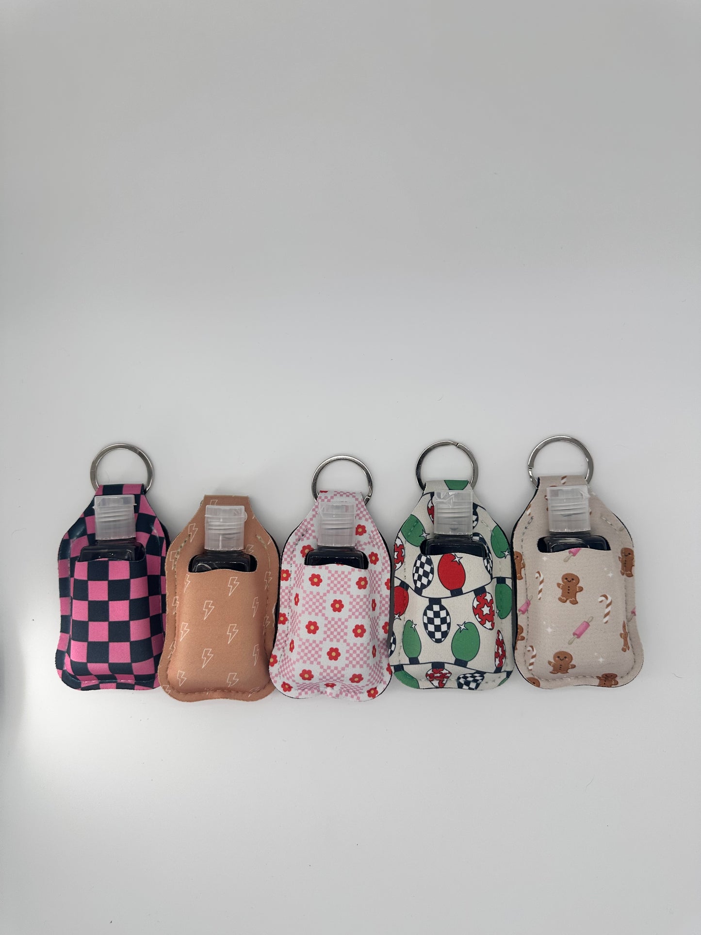 Hand Sanitizer Holder Keychain - Sanitizer Included