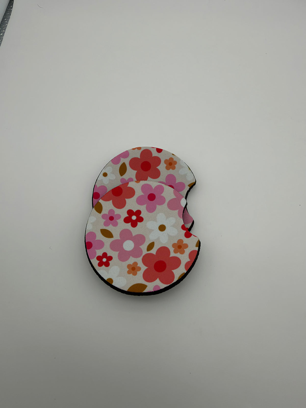 Car Coaster 2pc 1 Pack Set - Foam Polyester -Handmade with Sublimation - Many Designs -1 pack