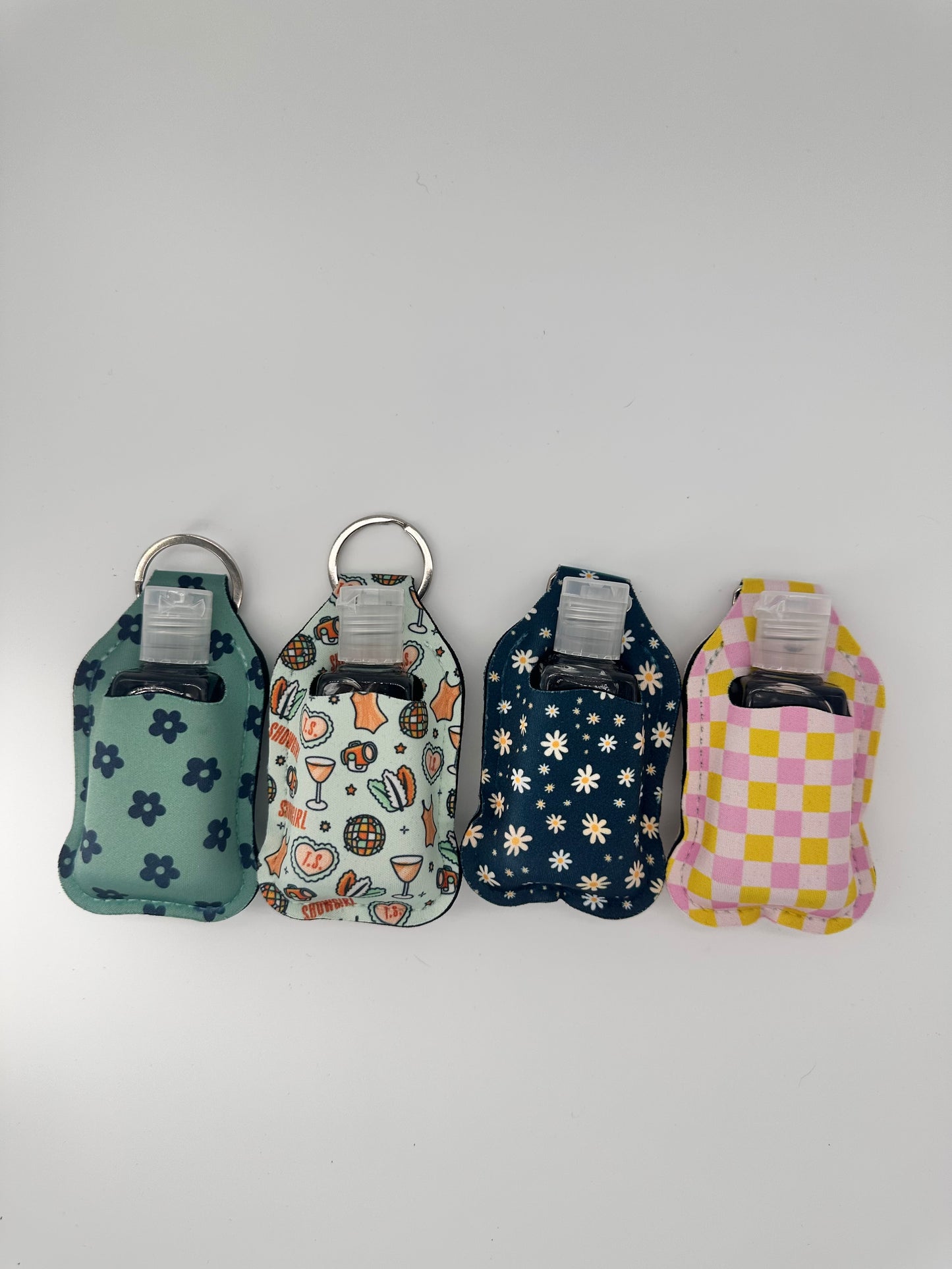 Hand Sanitizer Holder Keychain - Sanitizer Included