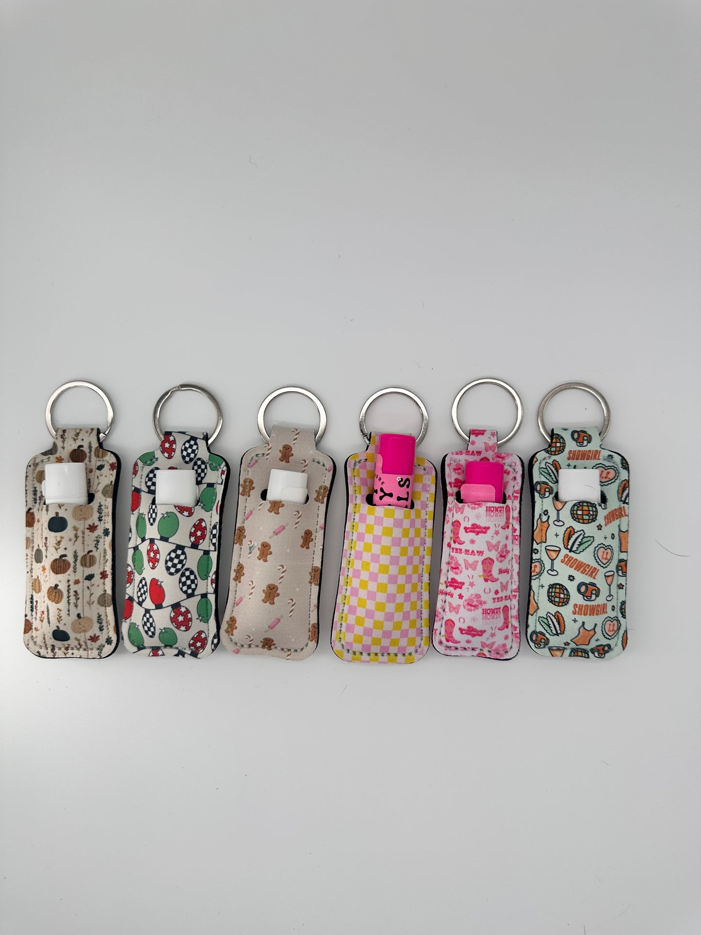 Chapstick Holder Keychain! With or without chapstick