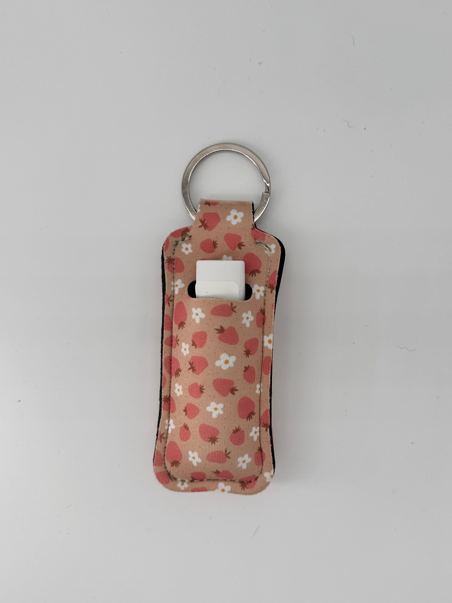 Chapstick Holder Keychain! With or without chapstick