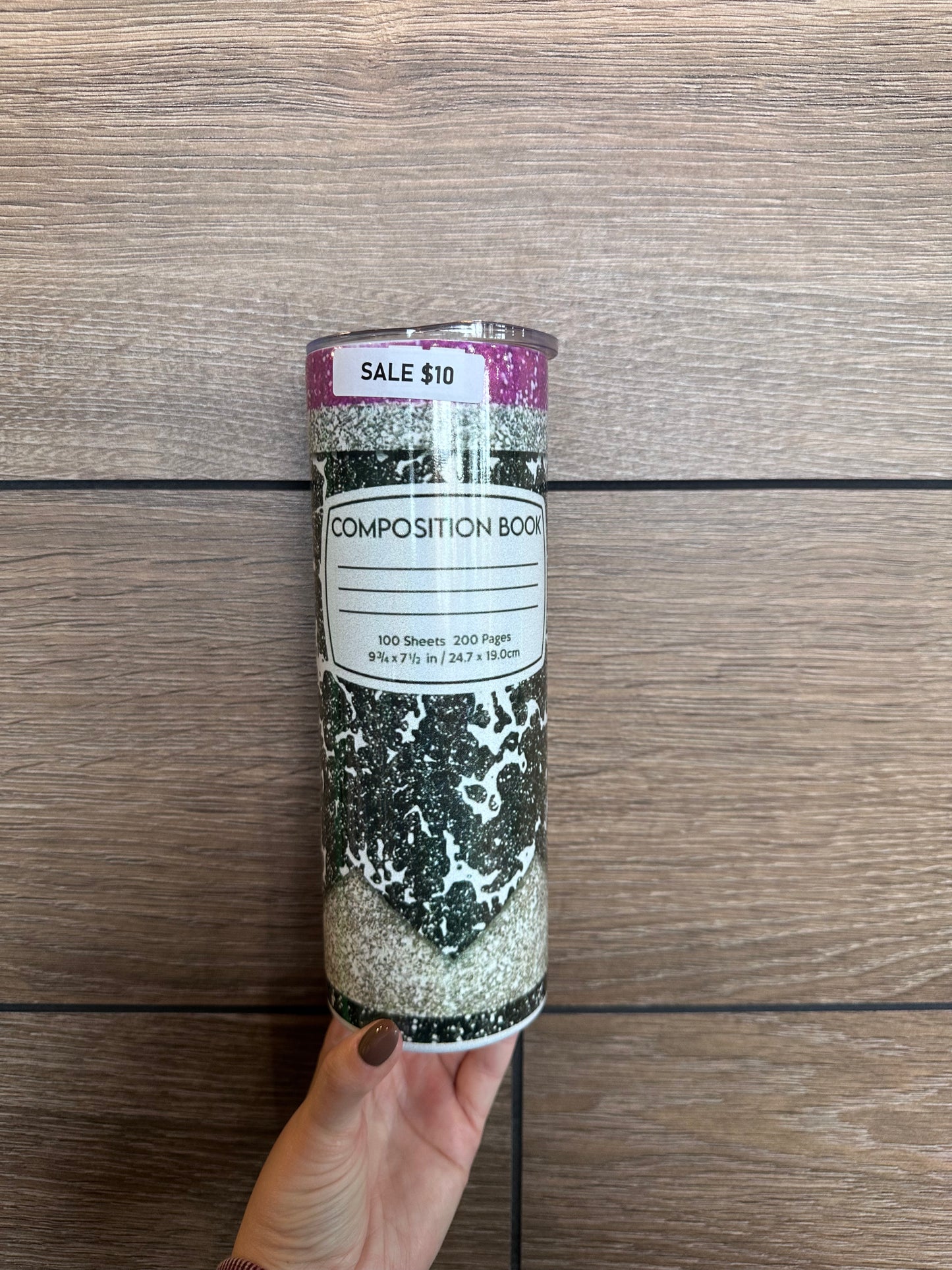 Teacher Shimmer 20oz Cup Stainless Steel