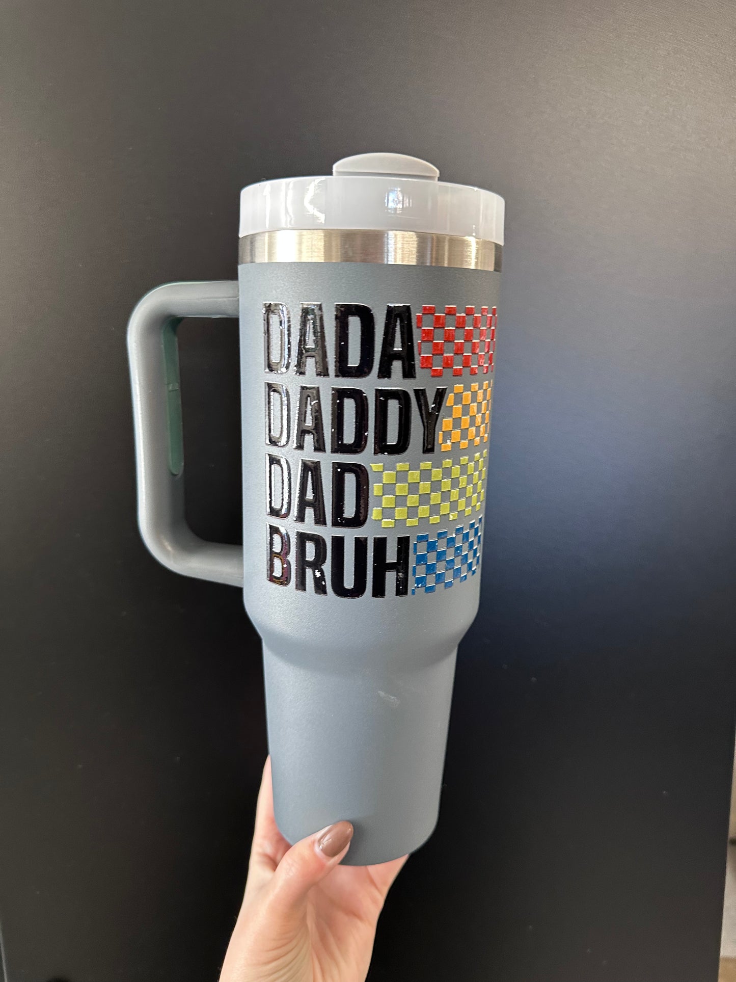 Dad - Stainless Steel 40oz UV VINYL