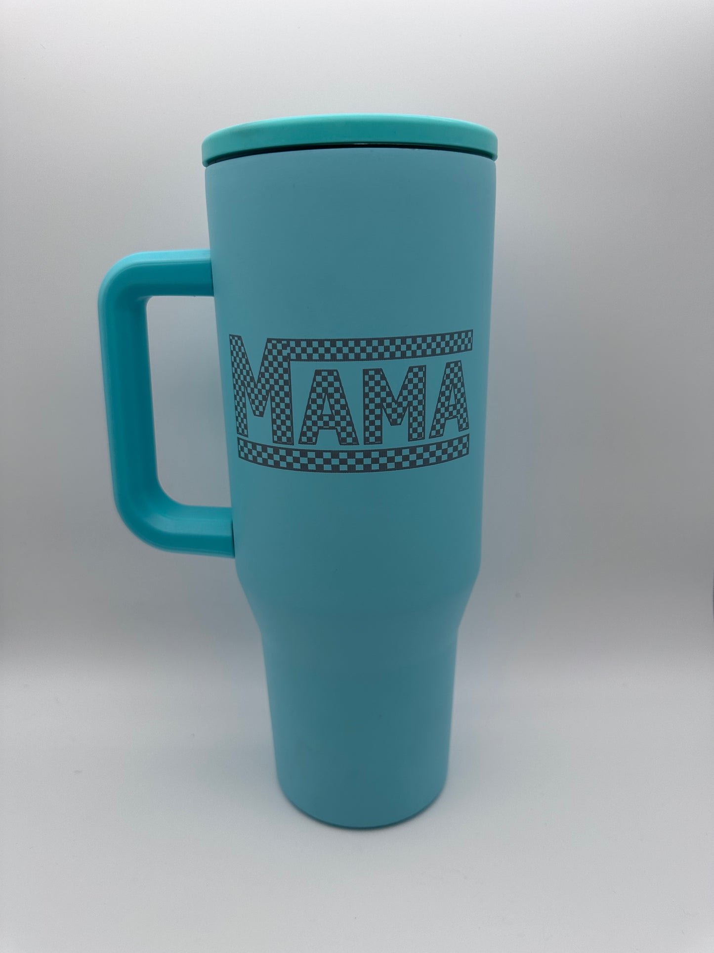 Mama Vans - Blue Leakproof Engraved 40oz Stainless Steel