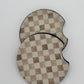 Wholesale 8 pack-  Car Coaster 2pc Set- Unpackaged - Foam Polyester -Made with sublimation - Many Designs