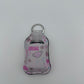 Hand Sanitizer Holder Keychain - Sanitizer Included