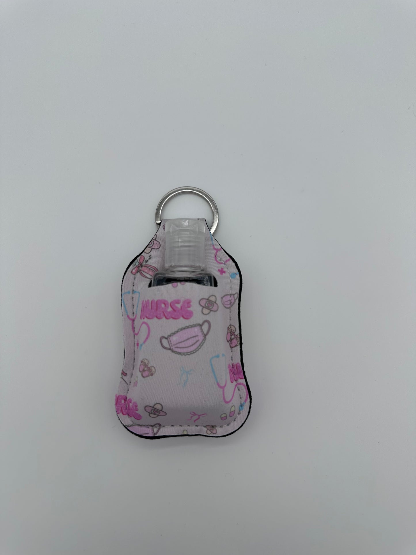 Hand Sanitizer Holder Keychain - Sanitizer Included