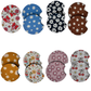Wholesale 8 pack-  Car Coaster 2pc Set- Unpackaged - Foam Polyester -Made with sublimation - Many Designs
