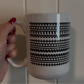 Fuck This Shit - Tire Tread Marks Funny Saying 15oz Ceramic Coffee Mug