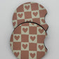 Wholesale 8 pack-  Car Coaster 2pc Set- Unpackaged - Foam Polyester -Made with sublimation - Many Designs