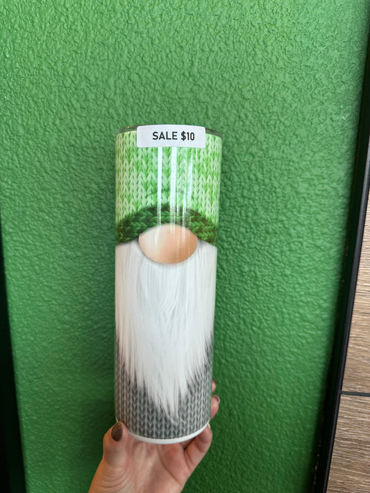 Gnome Christmas- Stainless Steel 20oz