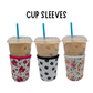 WHOLESALE Coffee Sleeves Coozies - Sweat Proof - 8pc Pack - Drinkware, Bottle, Cup Accessories