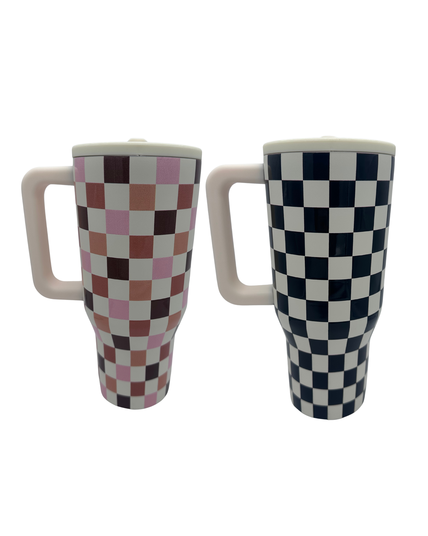 32oz Leak Proof Tumblers - UV Screen Printed - Checkered, Floral, Western, Bows, Fall & Christmas