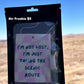 Car Air Freshies - Scented with refill bottle -Customs available