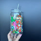 Mario with Flaw- Plastic Cup w/ Straw UV VINYL