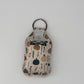 Hand Sanitizer Holder Keychain - Sanitizer Included
