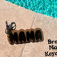 Acrylic Mama Keychains - Checkered, Neutral, Bright Design