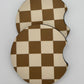 Wholesale 8 pack-  Car Coaster 2pc Set- Unpackaged - Foam Polyester -Made with sublimation - Many Designs