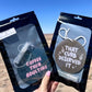 Car Air Freshies - Scented with refill bottle -Customs available