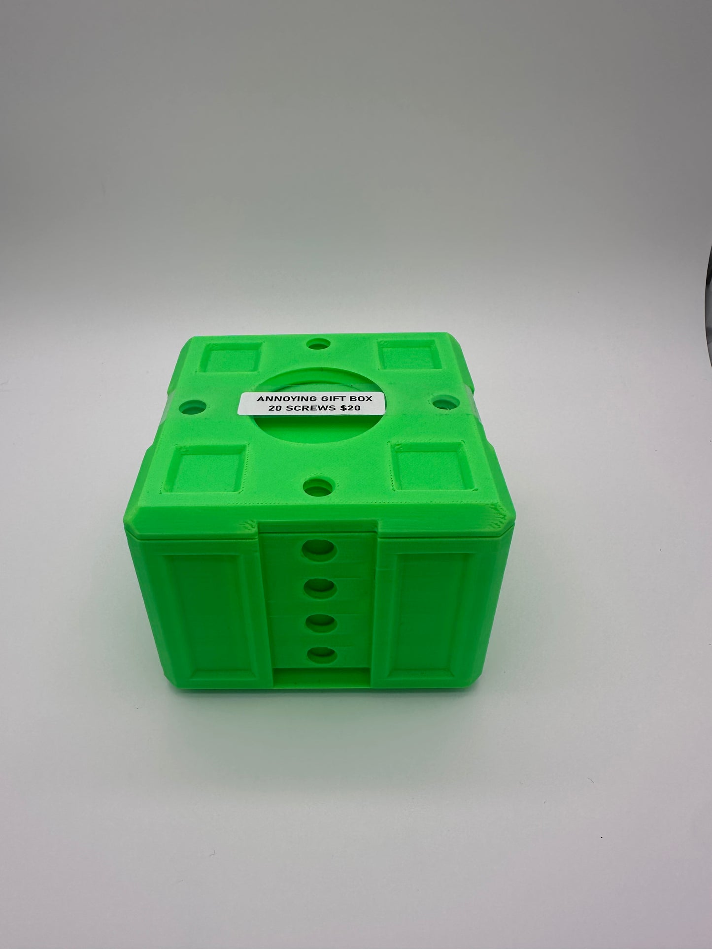 Annoying Gift Box 3D Printed - Screwdriver Included - Extremely Annoying