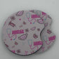 Car Coaster 2pc 1 Pack Set - Foam Polyester -Handmade with Sublimation - Many Designs -1 pack