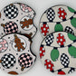 Wholesale 8 pack-  Car Coaster 2pc Set- Unpackaged - Foam Polyester -Made with sublimation - Many Designs