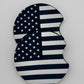 Wholesale 8 pack-  Car Coaster 2pc Set- Unpackaged - Foam Polyester -Made with sublimation - Many Designs