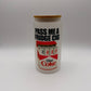 Pass Me a Fridge Cig Glass Cup | Diet Coke Inspired Soda Glass with Lid & Straw | Cute Drinkware