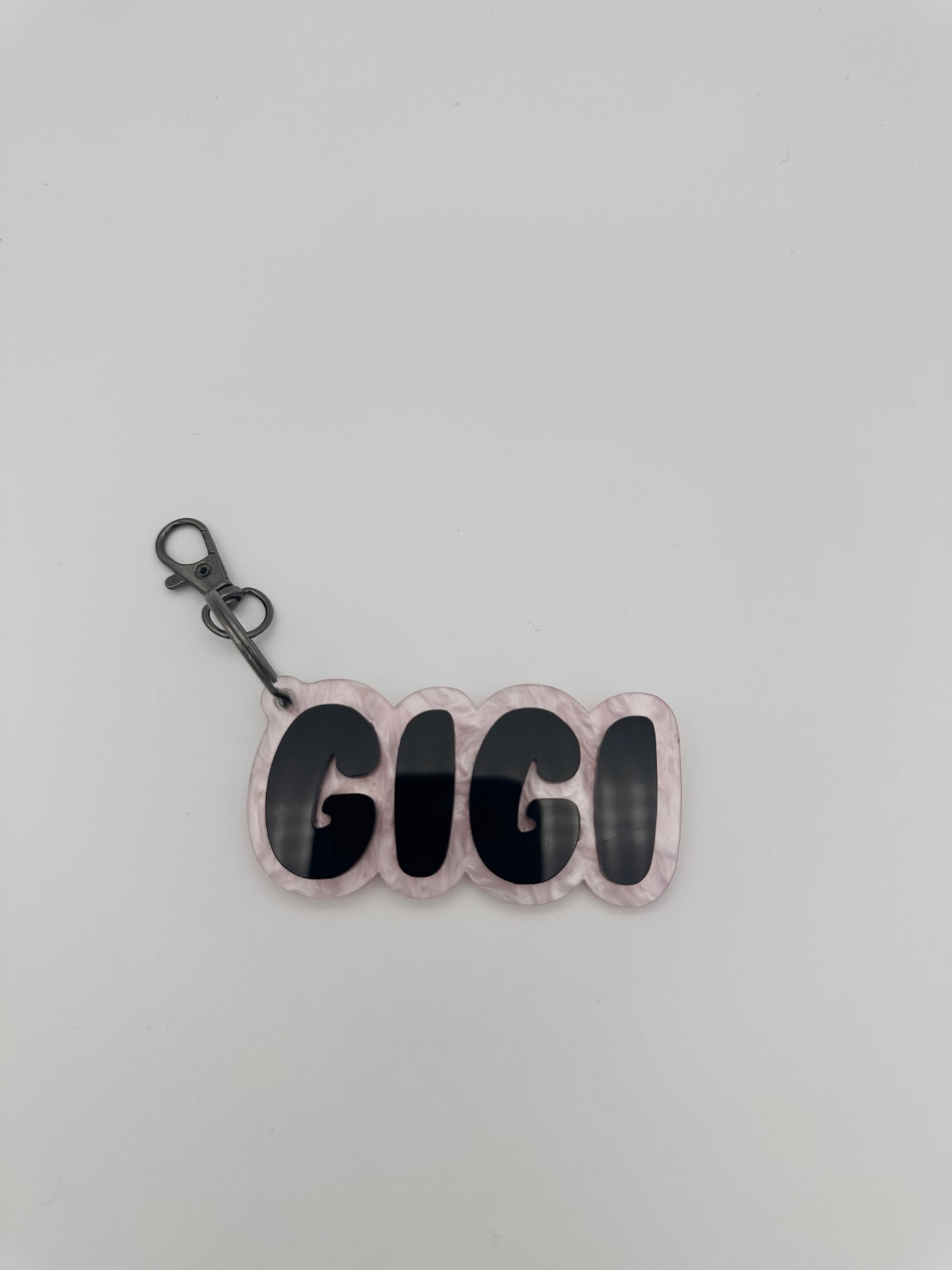 ACRYLIC GIGI, MEEMAW, NANA KEYCHAIN - GRANDMA GIGI NANA MEEMAW
