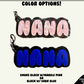 ACRYLIC GIGI, GRANDMA, MEEMAW, NANA KEYCHAIN - GRANDMA GIGI NANA MEEMAW