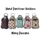 Hand Sanitizer Holder Keychain - Sanitizer Included