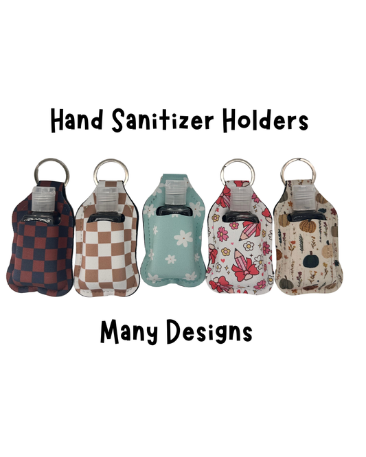 Hand Sanitizer Holder Keychain - Sanitizer Included