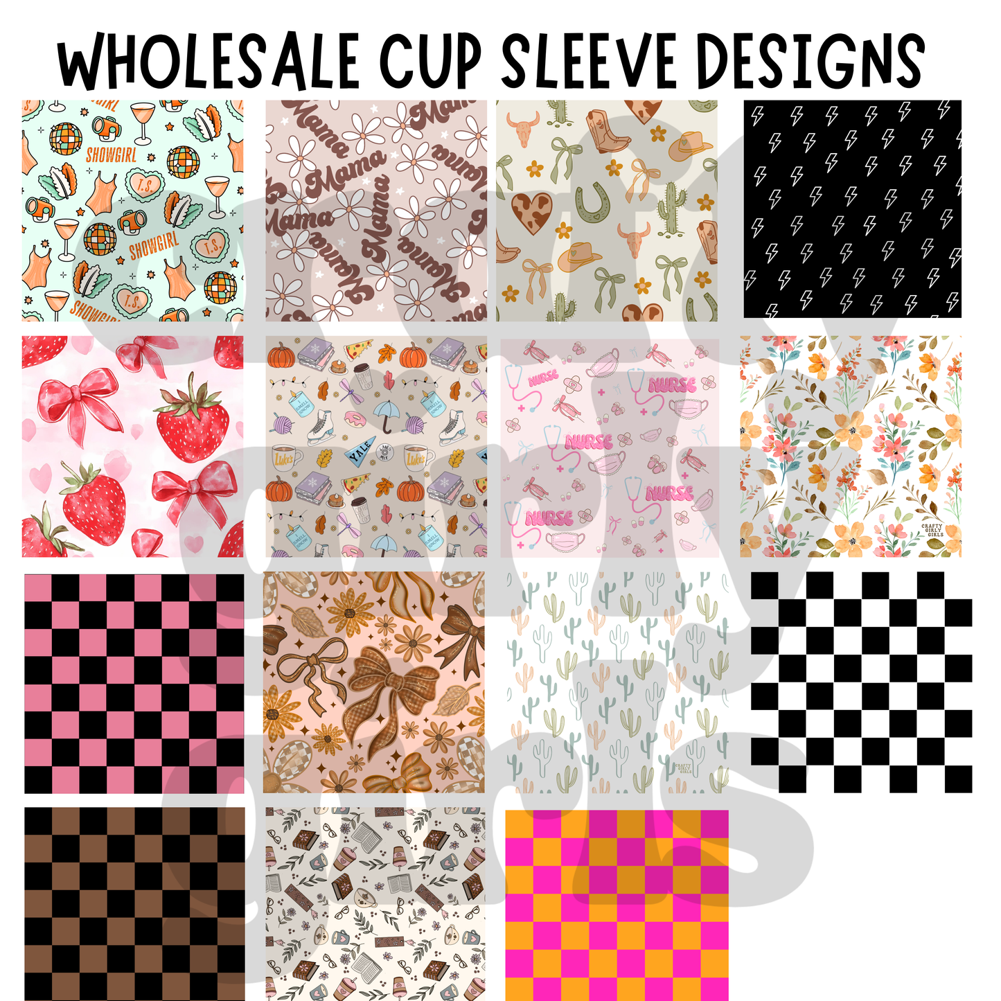 Wholesale Coffee Cup Sleeves - 5pc Pack
