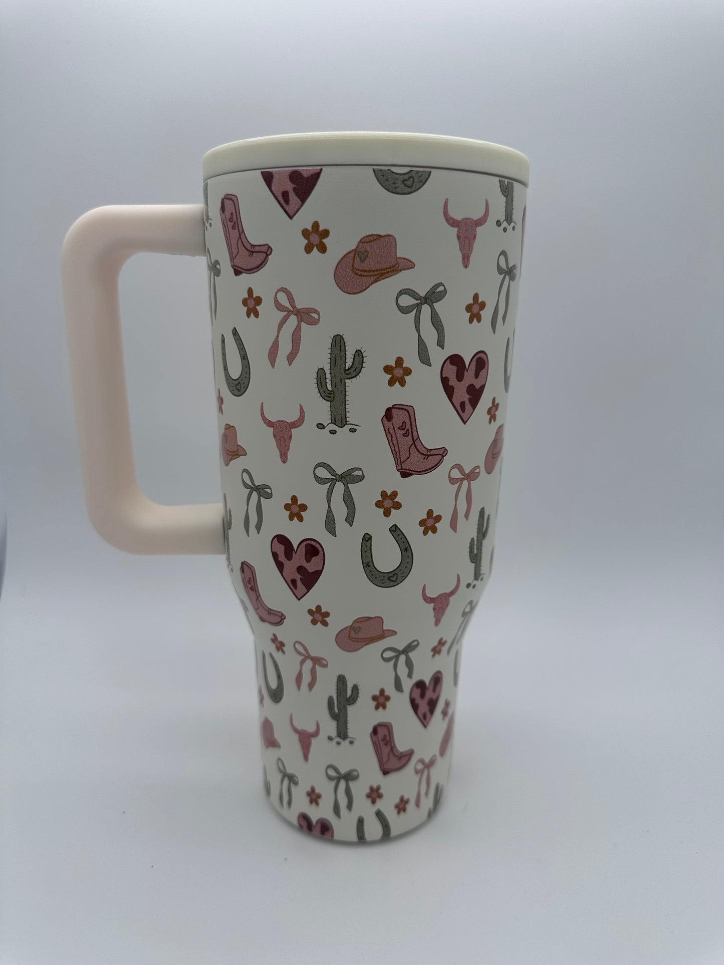 32oz Leak Proof Tumblers - UV Screen Printed - Checkered, Floral, Western, Bows, Fall & Christmas