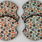 Wholesale 8 pack-  Car Coaster 2pc Set- Unpackaged - Foam Polyester -Made with sublimation - Many Designs