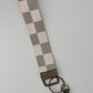 Wrist Keychain Lanyard, Car Fob Holder. Wristlet Keychain, Checkered, Bows, Floral Designs. Canvas Thick Material Durable