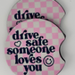 Wholesale 8 pack-  Car Coaster 2pc Set- Unpackaged - Foam Polyester -Made with sublimation - Many Designs