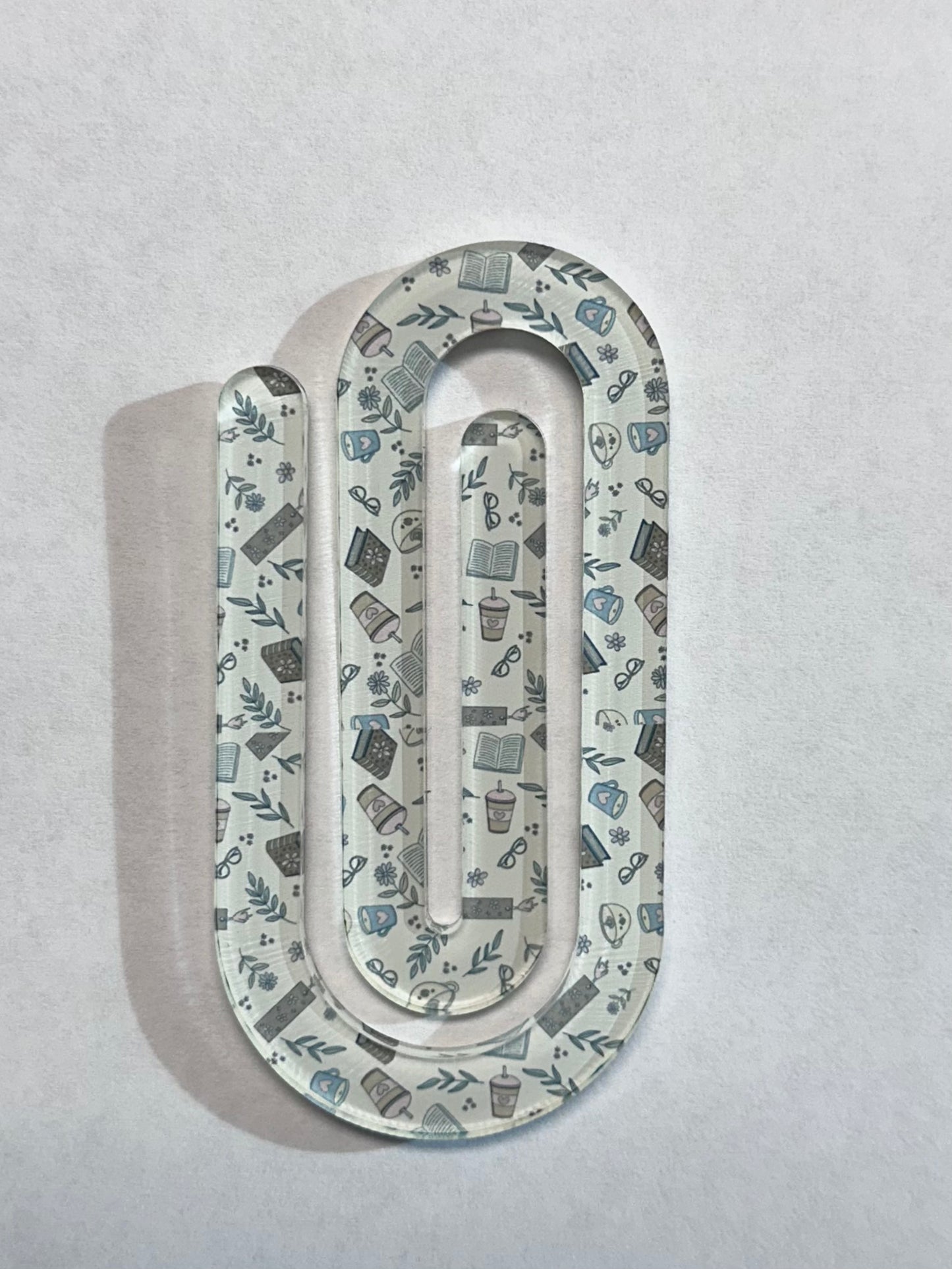 Jumbo Acrylic Paperclips | Bookmark & Paper Organizer
