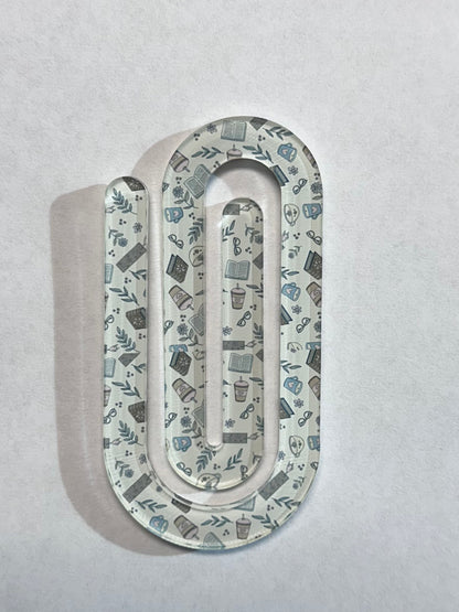 Jumbo Acrylic Paperclips | Bookmark & Paper Organizer