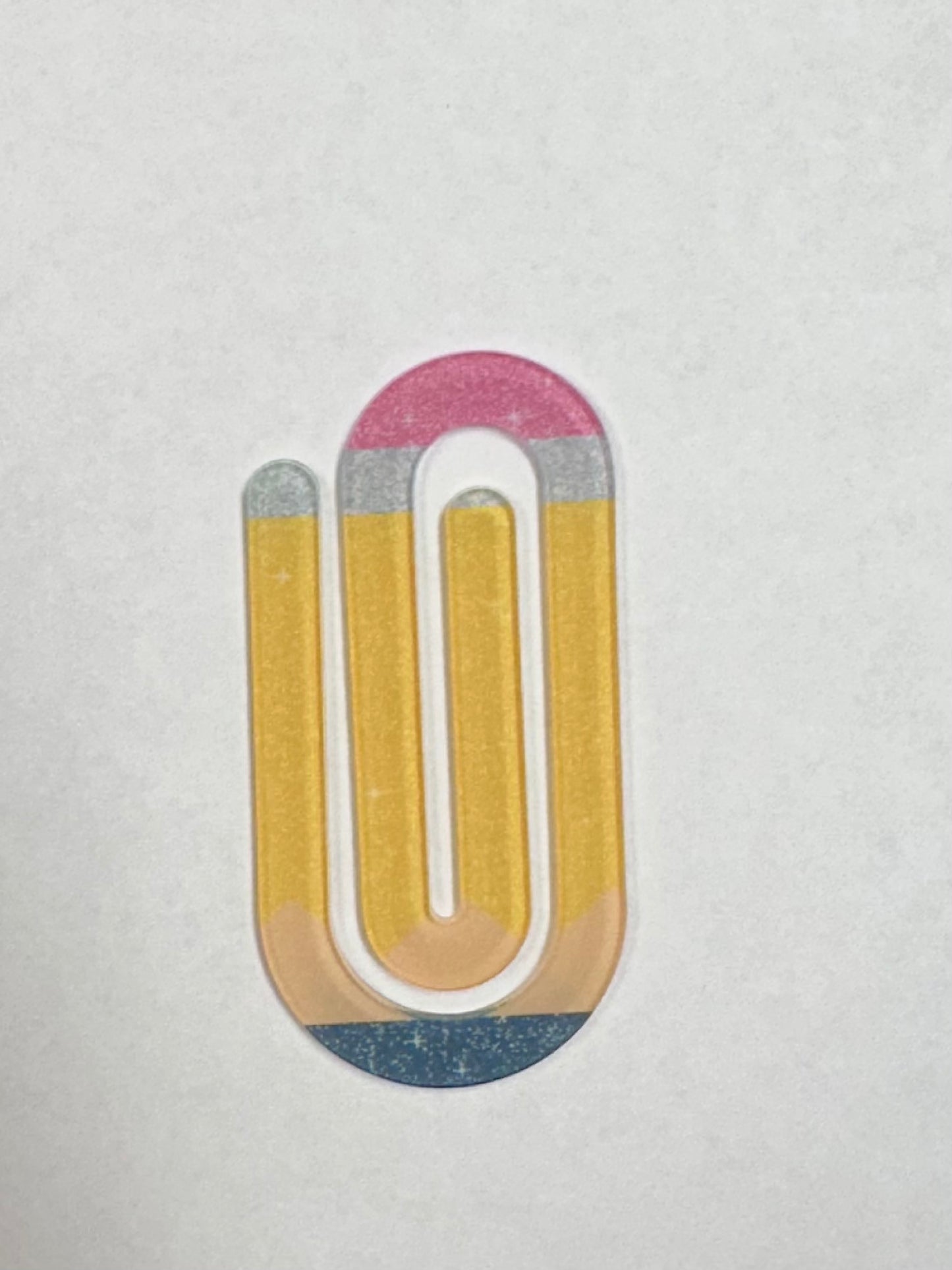 Jumbo Acrylic Paperclips | Bookmark & Paper Organizer